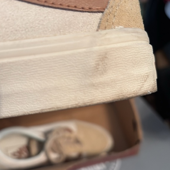 Vans X Madewell Lace Up Camel Sneakers - Picture 10 of 11